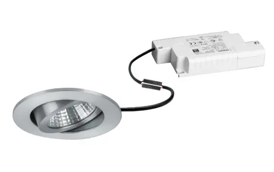 BRUMBERG 39353253 LED recessed spotlight set DAMITA round, phase-cut dimmable | matte aluminum