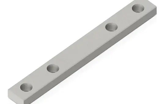 BRUMBERG 53030000 Q-FLEX Connector Piece raw aluminium | 50x6 mm