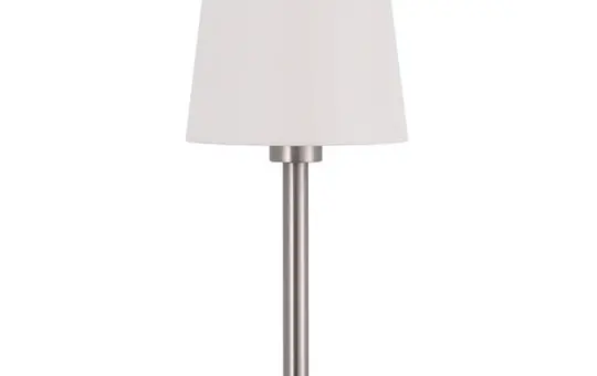 BRUMBERG 58167150 Table Lamp ARCANIA E27 Off-white shade, 15 W | matte nickel | 170x420 mm