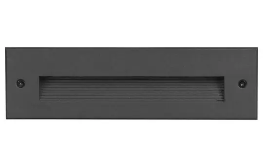 BRUMBERG 60205183 LED wall recessed light COORARA rectangular, 6 W, 230 lm, 3000K, 50° | textured black
