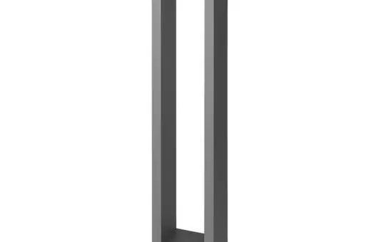 BRUMBERG 65261103 LED bollard light ADDIA rectangular, 10 W, 413 lm, 3000K, 120° | structural graphite | 600 mm