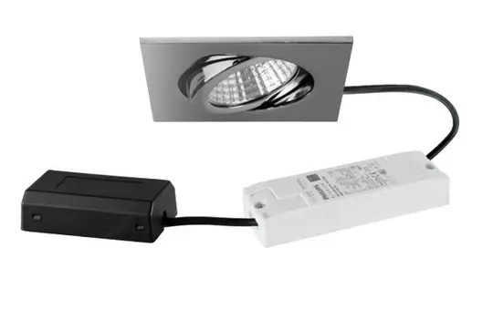 BRUMBERG 41465023 LED recessed spotlight set BB05 DALI dimmable, connection box | shiny chrome