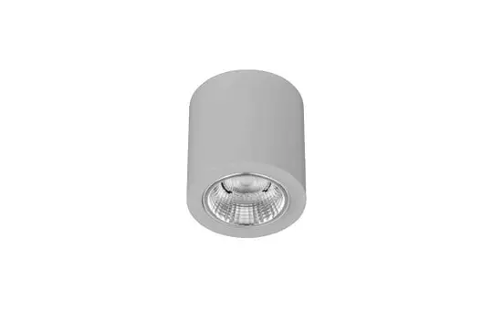 BRUMBERG 43611163DA LED surface-mounted downlight APOLLO MICRO DALI round, faceted, 7 W, 893 lm, 3000K, 55° | structural silver
