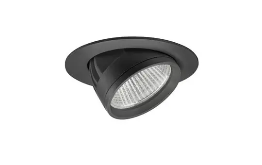 BRUMBERG 88244183DA LED recessed spotlight ARTEMIS MICRO DALI round, faceted, 15 W, 1820 lm, 3000K, 40° | textured black