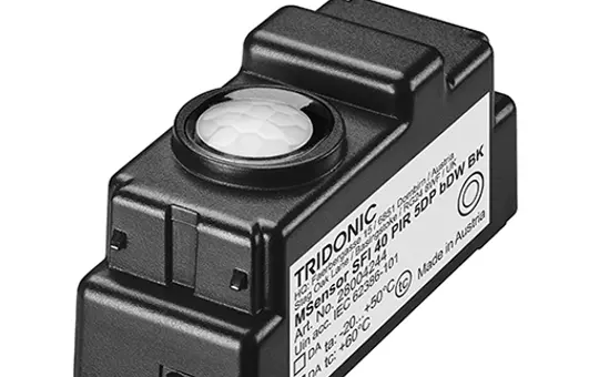 TRIDONIC 28004244 CASAMBI Built-in Motion Sensor Msensor elongated | black | 5 m