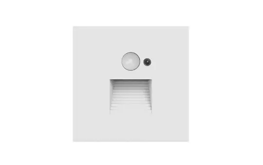 DOTLUX 6662-030080 LED recessed wall light EASYSTAIR 1.5 W, 3000 K, motion detector | white