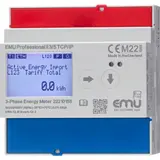 EMU P21A000T Compteur d'énergie Professional II Modbus TCP/IP Convertisseur triphasé, 5 A et 1 A