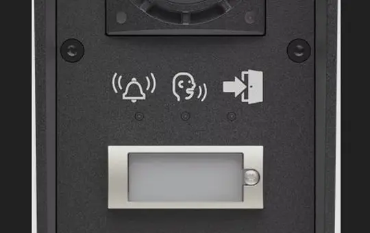 2N 9151301CRP Intercom EntryCom IP Force 2.0 1 call button, camera, pictogram/card reader