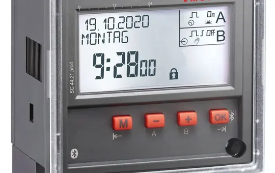 MÜLLER SC 44.21 pro4 digital timer switch pro4, 2 channels, week, BT, 12 V, control panel