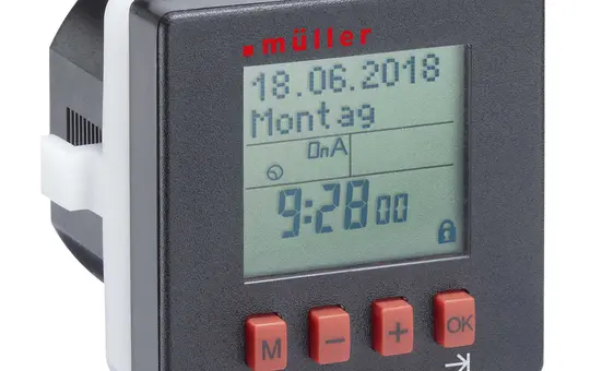 MÜLLER SC 24.10 pro digital timer switch flush-mounted per, 1 channel, week, 24 V