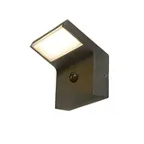 SLV 1008723 Applique murale extérieure ORDI II carré, 9,5 W, 2200/3000 K, capteur | noir