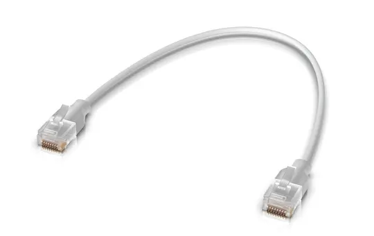 UBIQUITI UniFi Etherlighting patch cable 0.15M-W Category 6 | white | 0,15 m