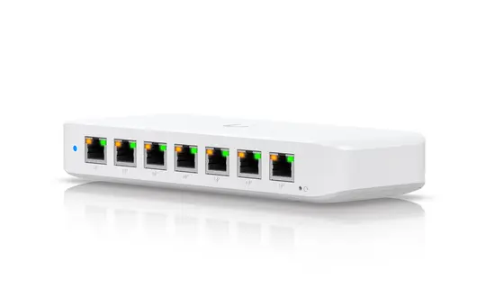 UBIQUITI UniFi USW-Ultra-60W PoE Network Switch (1 GbE) 8-port (7xPoE+), 52W PoE++ input