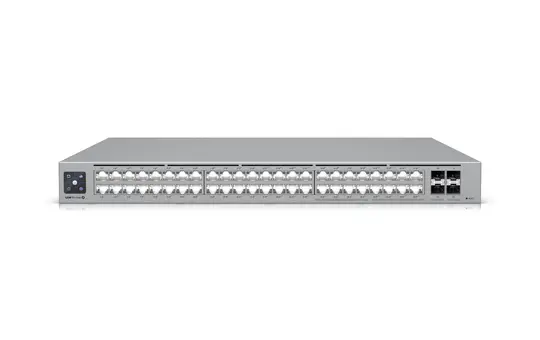 UBIQUITI UniFi USW-Pro-Max-48-PoE Commutateur réseau (2,5 GbE) 48 ports (32 PoE+, 16 PoE++), 4 SFP+