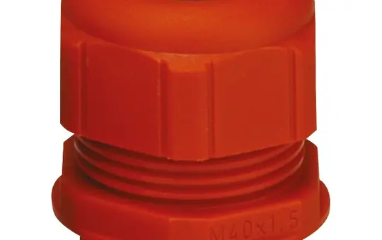 SPELSBERG KVR M40-MGM/or Cable Gland with Locknut M40 | orange