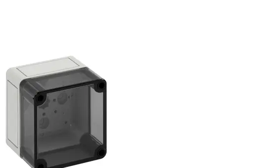 SPELSBERG TK PS 99-8-to Empty Enclosure TK 94x94x81 mm, polycarbonate | grey/transparent
