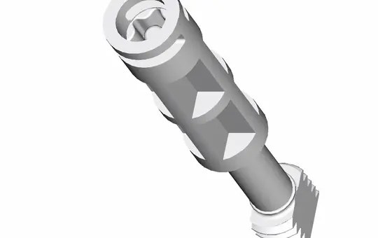 SPELSBERG TK DS-lg/g/T40 Cover Screw T40 | light grey | 58 mm