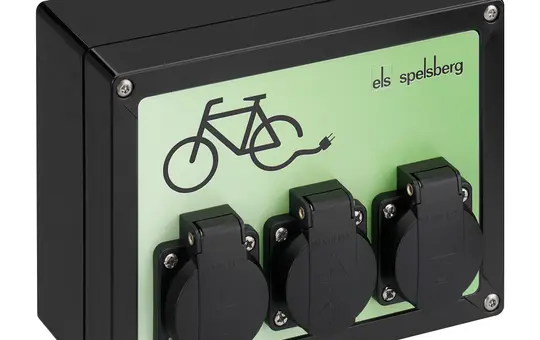 SPELSBERG TG BCS 3 E-Bike Charging Station 3x SCHUKO socket | black