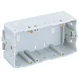 SPELSBERG KD 2 70/55 K3 grey small channel mounting box KLEINHUIS 2-fold | gray | 71x142 mm