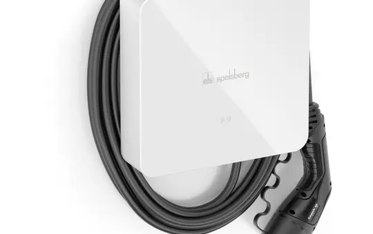 SPELSBERG 59143701 Wallbox Smart Pro avec un câble de 7 m | blanc