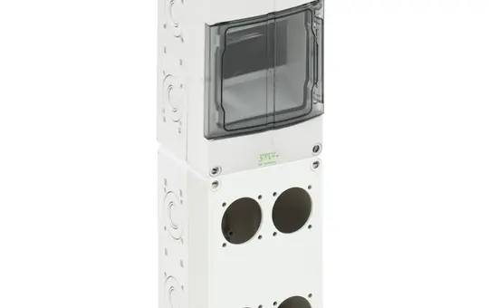SPELSBERG STV 504-L Combinaison de prises IP44 Ouvertures pour 4 prises électriques | gris