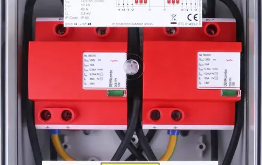 DEHN 900986 Generator connection box Type 1+2 to protect 2 MPP inputs, 1 string each