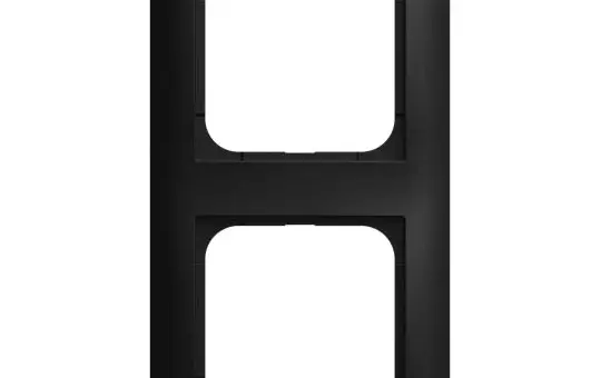 BUSCH-JAEGER 1722-915 Cover Frame Balance SI 2-fold | matte black