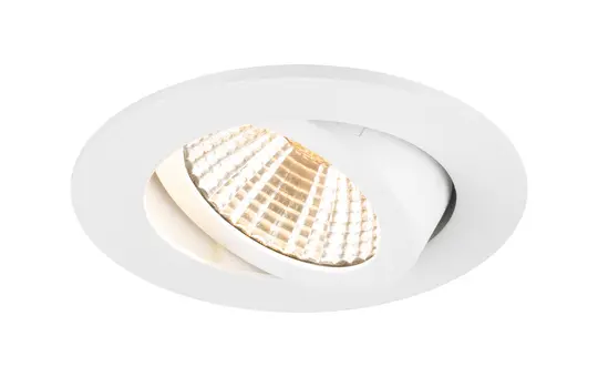 SLV 1007385 Round recessed ceiling light IP20 NEW TRIA 68 8.3 W, 2700 K, 38° | white