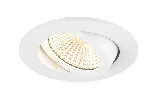 SLV 1007391 Round recessed ceiling light IP20 NEW TRIA 68 8.3 W, 3000 K, 60° | white