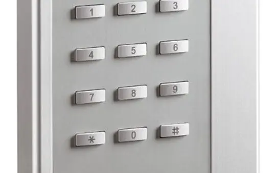 TCS AZC50000-0010 Serrure à code cPAKL jusqu'à 10 codes | argenté
