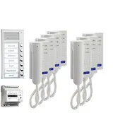TCS PPA07-EN/02 Audio Set Outdoor Station Surface-Mounted PAK 7 WE, 7 buttons, 7 telephones