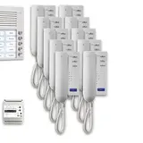 TCS PPA10-EN/02 Audio Set Outdoor Station Surface-Mounted PES 10 WE, 10 buttons, 10 telephones