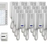 TCS PPA16-EN/02 Audio Set Outdoor Station Surface Mounted PES 16 WE, 16 keys, 16 telephones