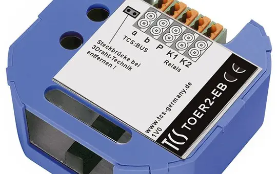 TCS TOER2-EB Door Opener Relay UP standard