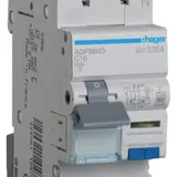 HAGER ADF966D RCD/MCB Type F C-Char. 30 mA 2-pole 16 A