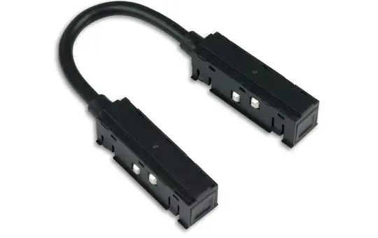 ISOLED 116064 Linear Connector for Track48 NV flexible, 180° | black