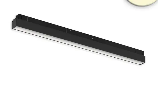 ISOLED 116980 DALI linear light for Track48 NV 3000 K, Line+ | black | 60 cm