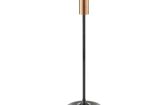 SIGOR 4564101 Lampe de table à batterie Nucandle 1,6 W 2700 K IP54 180 lm IRC 85 | noir céramique/cuivre