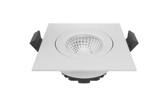 SIGOR 5734201 Recessed Light 68 Diled Square 6W 380lm 3000K 36° dim | white