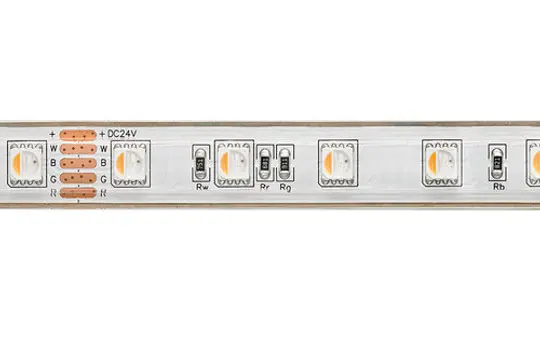 SIGOR 5938501 10W/m High Temperature LED Strip RGB/2700K 300LED/m IP65 24V 840lm RA90 | 5 m