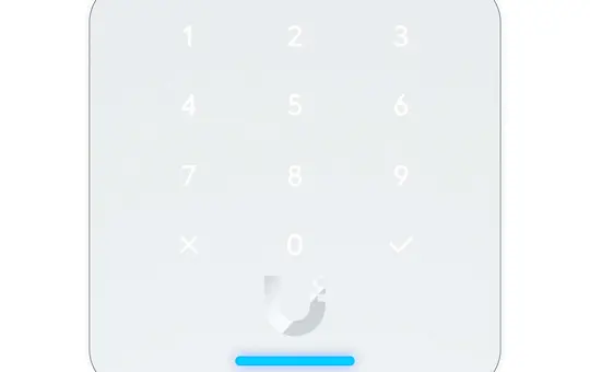 UBIQUITI UniFi UA-G3-Flex-W Lecteur de cartes NFC flexible Access 3e génération | blanc