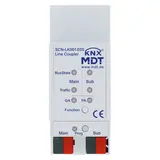 MDT SCN-LK001.03S Coupleur de ligne KNX REG, KNX sécurisé, Proxy