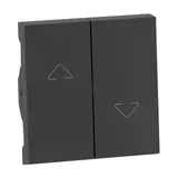 LEGRAND 765447 Rocker for roller shutter/blind switch SEANO 2-button | painted anthracite
