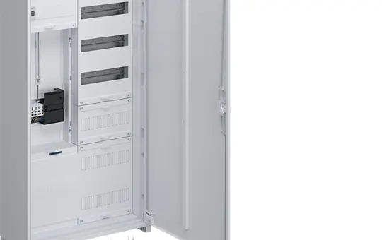 HAGER ZB325C15LS Complete Cabinet 2 fields, 1 ZP/VF-5rh, APZ, IP44, SKII, NRM | 1100 mm