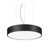 BRUMBERG 13601183 Suspension LED panneau BIRO CIRCLE Ronde, 70 W, 7328 lm, 3000 K, direct | noir structuré | 750 mm