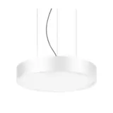 BRUMBERG 13611174 Suspension LED à surface BIRO CIRCLE DALI Ampoule ronde, 70 W, 7630 lm, 4000 K, éclairage direct | blanc structuré | 750 mm