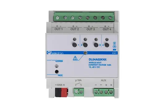 EELECTRON DL04A02KNX KNX LED dimmer actuator 4-fold