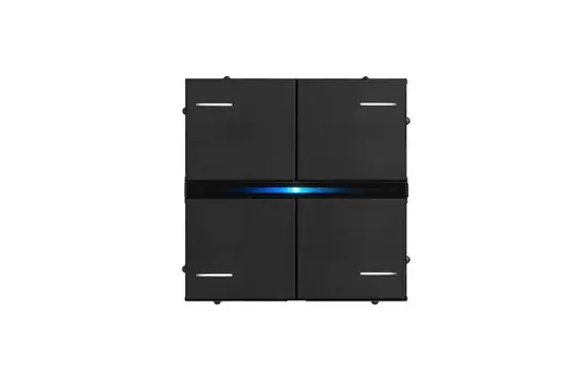 EELECTRON SO04L02KNX-3 KNX push-button sensor LITE 4-fold | black