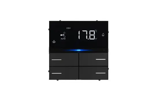 EELECTRON TO04L02KNX-3 KNX temperature controller LITE 8-fold | black