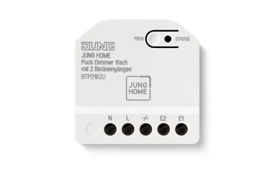 JUNG BTPD1B2U Variateur Puck JUNG HOME Entrée unique, 2 entrées binaires